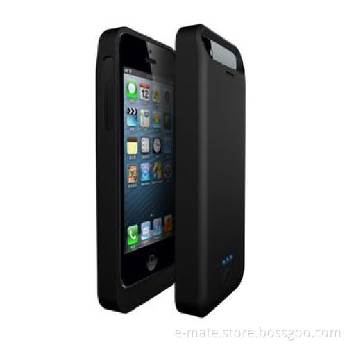 MFI Power Case for iPhone 5/5S, 3.7V and 1800mAh Capacity